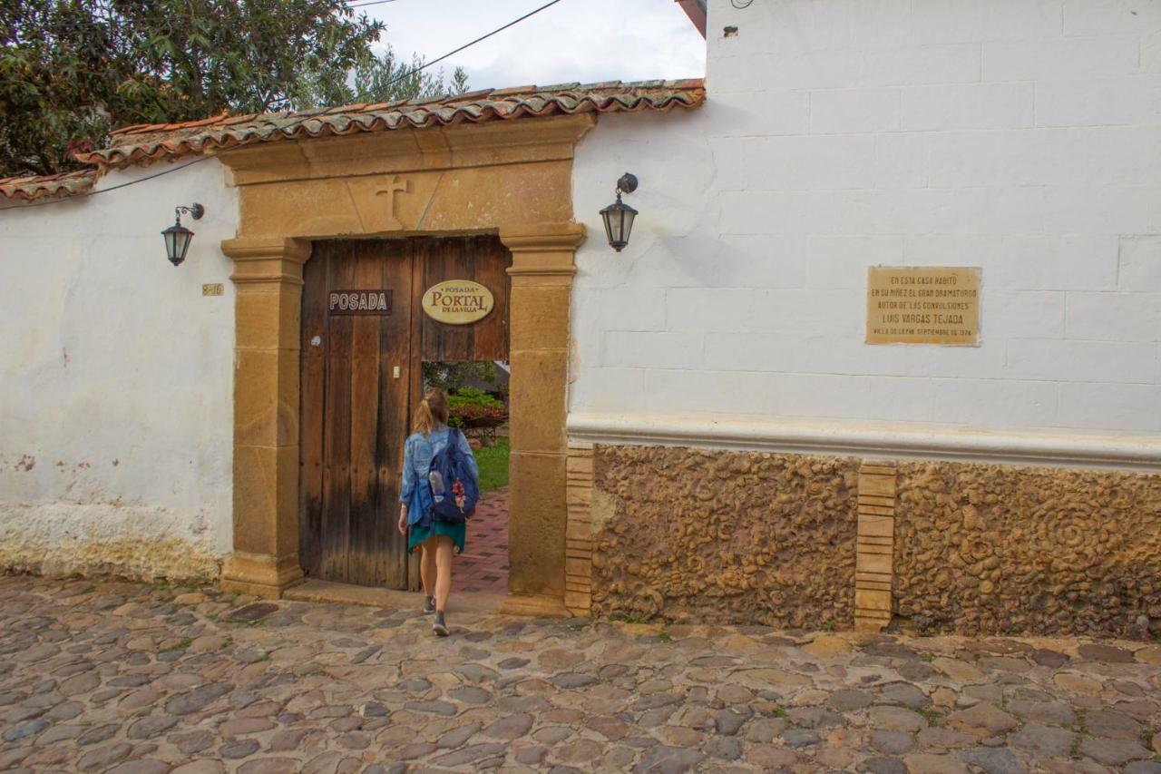 Posada Portal De La Villa Villa de Leyva Exteriör bild